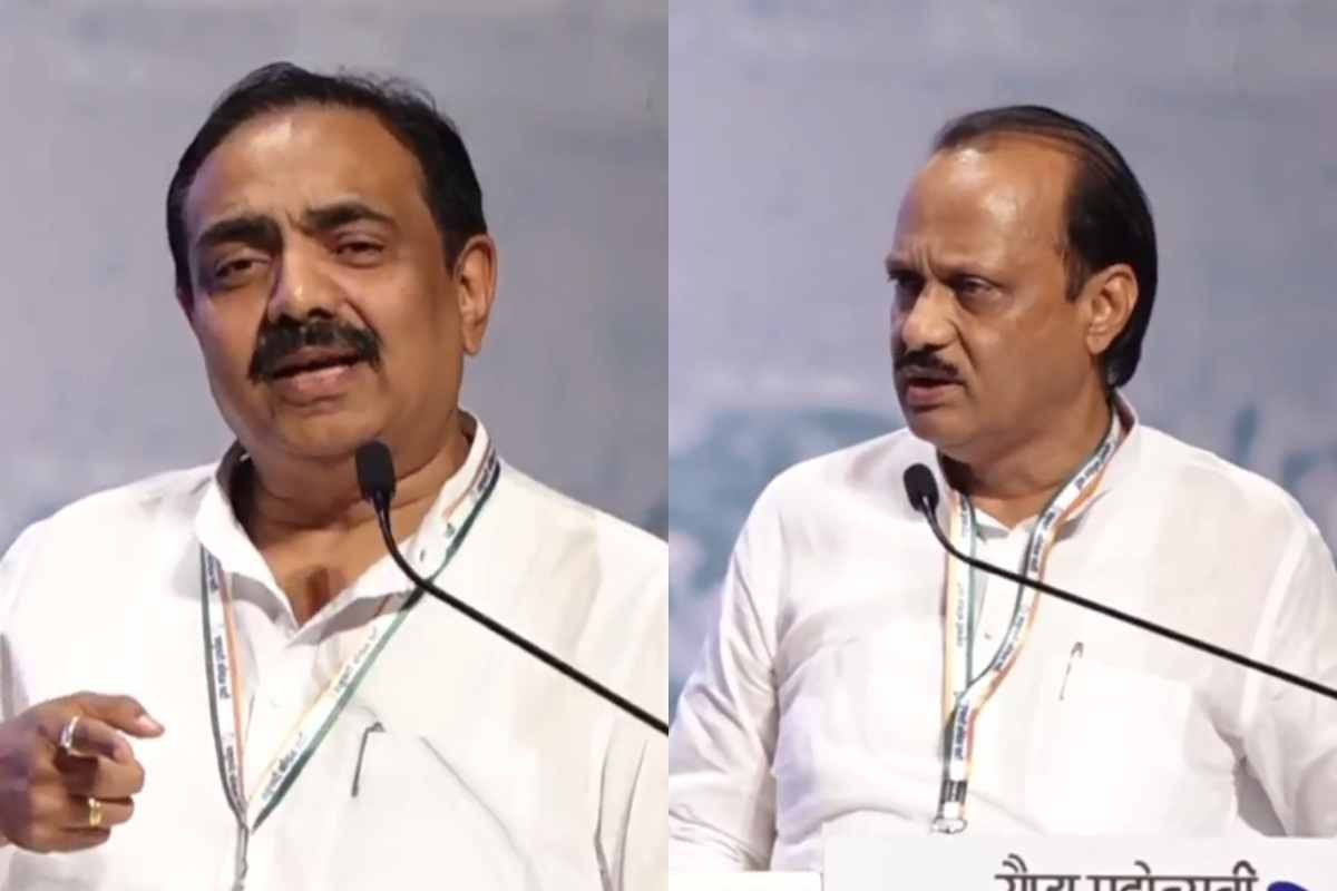 (जयंत पाटील आणि अजित पवार)