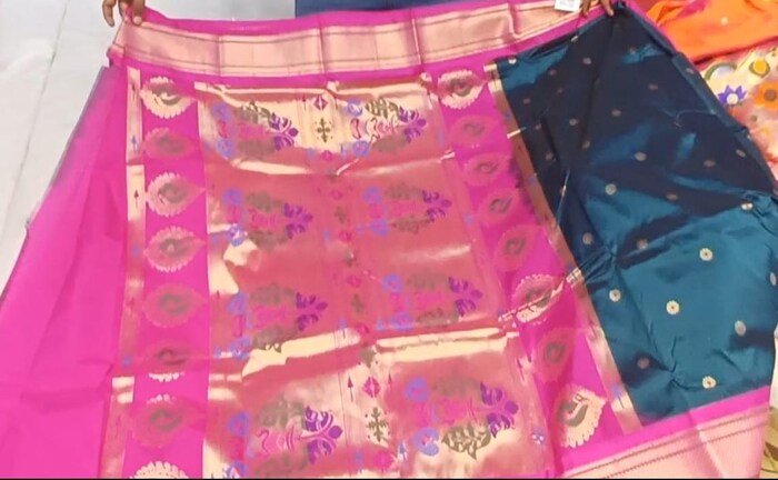 काही महिलांना रंग तर काही महिलांना डिझाईन आवडते. सध्या इंग्लिश कलर घेण्याकडे महिलांचा कल अधिक आहे. विशेष म्हणजे काठ पदर साड्या घेतानाही बारीक काठ, जाड काठ पदरावरील डिझाईन नेमकी कशी आहे हे सर्व पाहूनच महिला खरेदी करत आहेत, असंही त्यांनी सांगितलं.