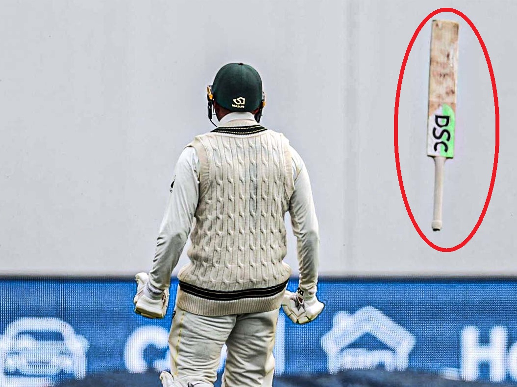 उस्मान ख्वाजाने शतकानंतर हवेत भिरकावली बॅट