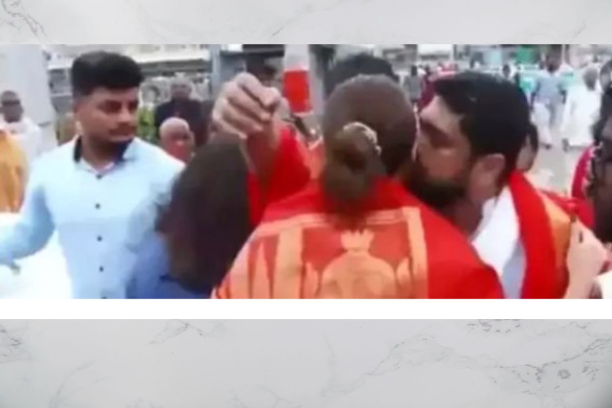 मंदिरासमोर क्रिती सेनॉनला केलं किस; भाजप नेत्याचा संताप