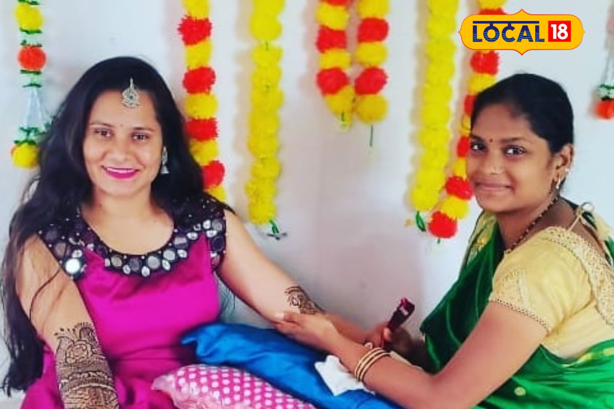 Kolhapur News : जुहू बीचवर मेहंदी काढणाऱ्या कोल्हापूरच्या सूनबाईची प्रियांका चोप्रा देखील आहे फॅन, कोण आहे ही सोनाली? Video