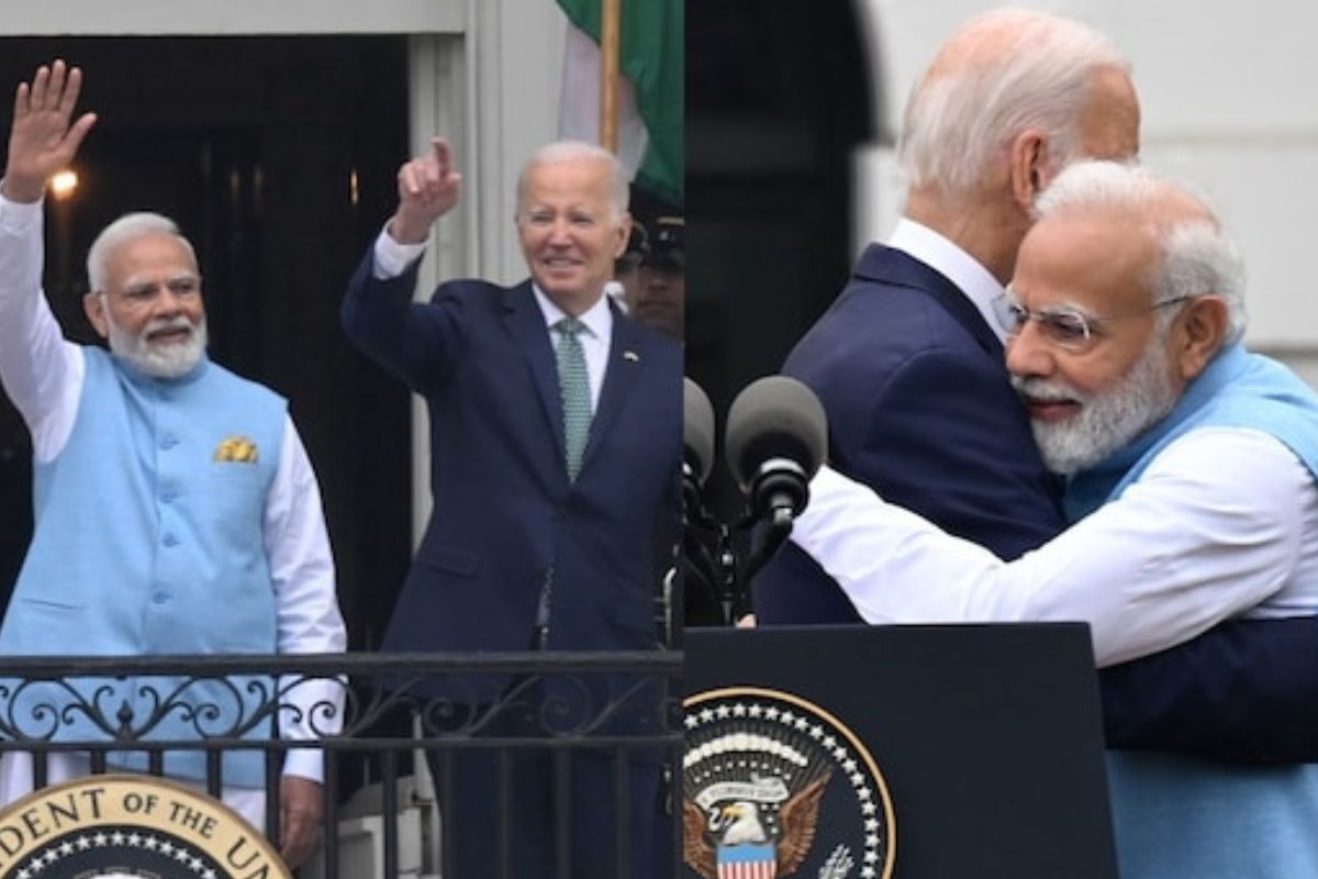 पंतप्रधान नरेंद्र मोदी व्हाईट हाऊसमध्ये