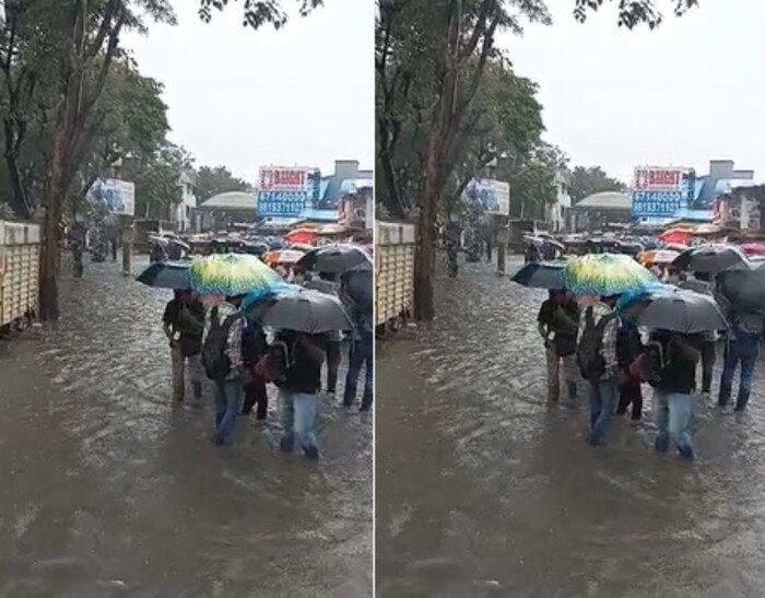 मुंबई उपनगरात अनेक सखल भागांमध्ये पाणी साचलं. त्यामुळे रस्त्यावरील वाहतूक मंदावली, काही ठिकाणी कंबरेएवढं पाणी साचल्याने नागरिकांना मोठा मनस्ताप सहन करावा लागला. 