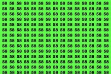 Optical illusion : सारख्याच दिसणाऱ्या संख्यांच्या गर्दीत वेगळा नंबर दिसतोय का?