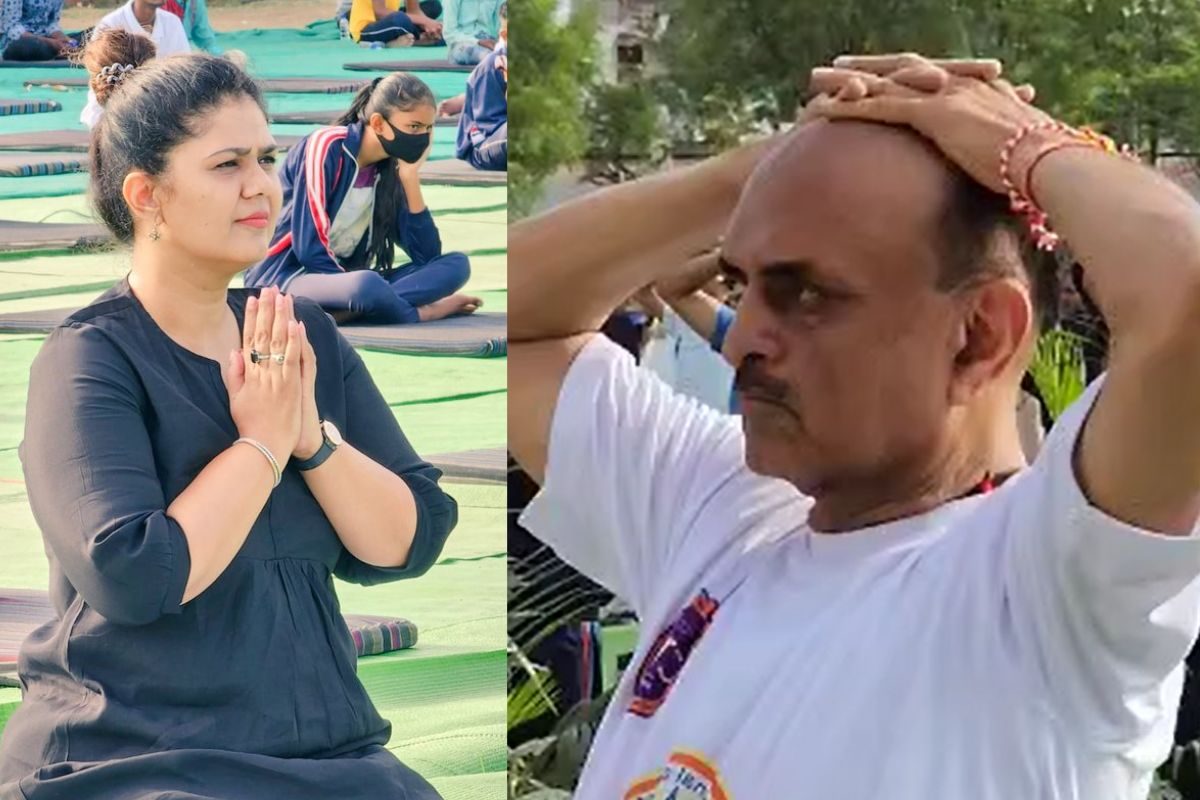 (पंकजा मुंडे आणि भागवत कराड)