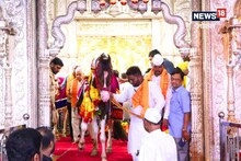 Pune News : वारीला निघण्याआधी माऊलींचे अश्व बाप्पाच्या दर्शनला, PHOTOS