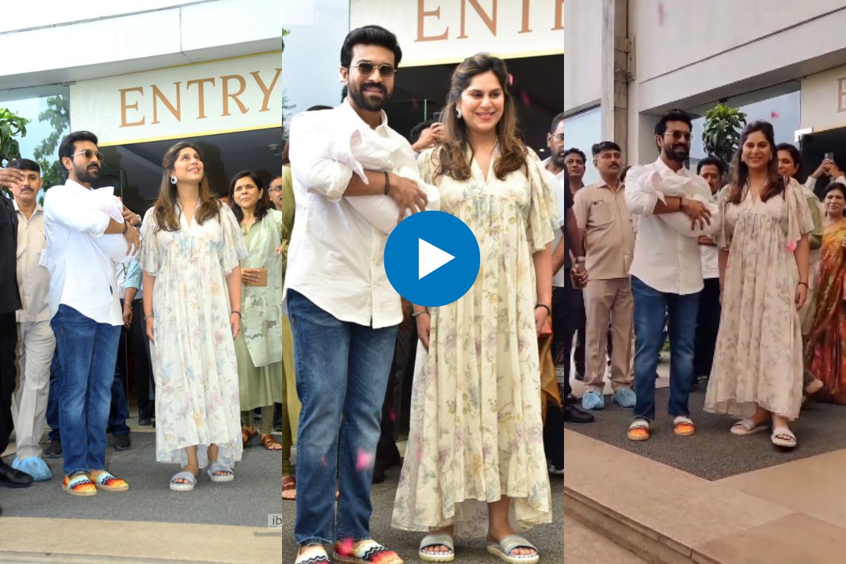 डिलिव्हरीनंतर राम चरणच्या पत्नी आणि मुलीला हॉस्पिटलमधून डिस्चार्ज