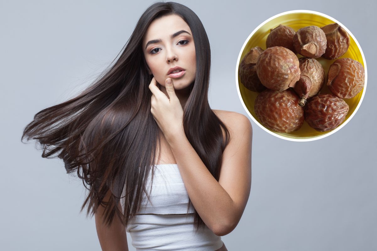 रिठामध्ये भरपूर लोह असते, जे केसांच्या आरोग्यासाठी खूप महत्वाचे आहे.