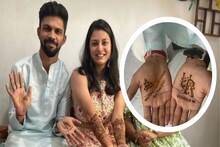 ऋतुराज गायकवाडने काढली होणाऱ्या पत्नीच्या नावाची मेहेंदी, Photo Viral