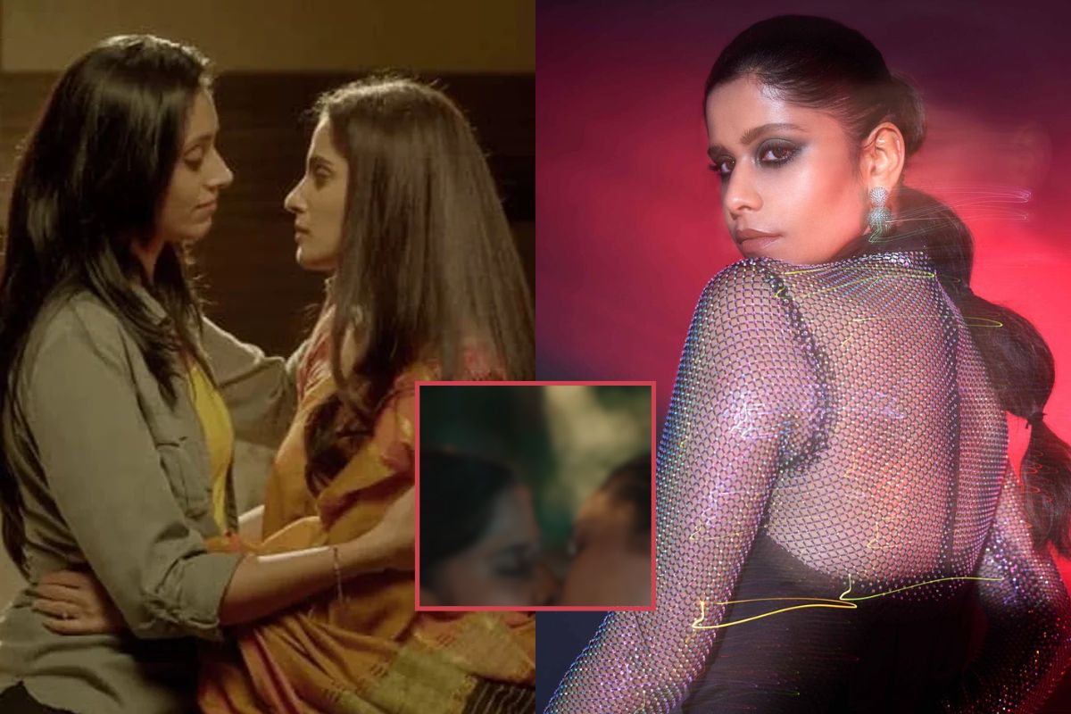 सई ताम्हणकरचा लेस्बियन लिपलॉक