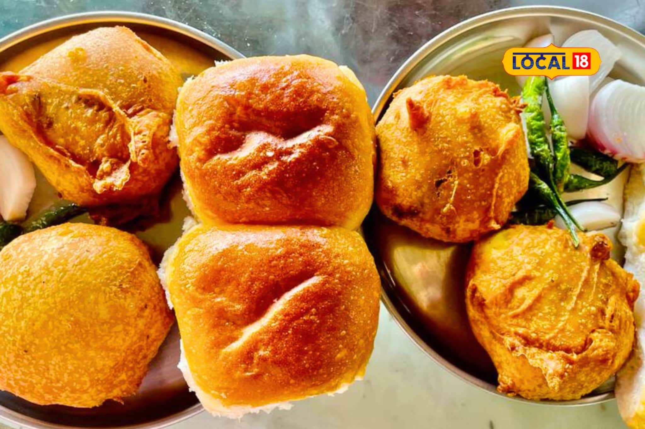 मुंबईच्या वडापावला सोलापूरची टक्कर, खास खर्डा चटणीही केली मिक्स