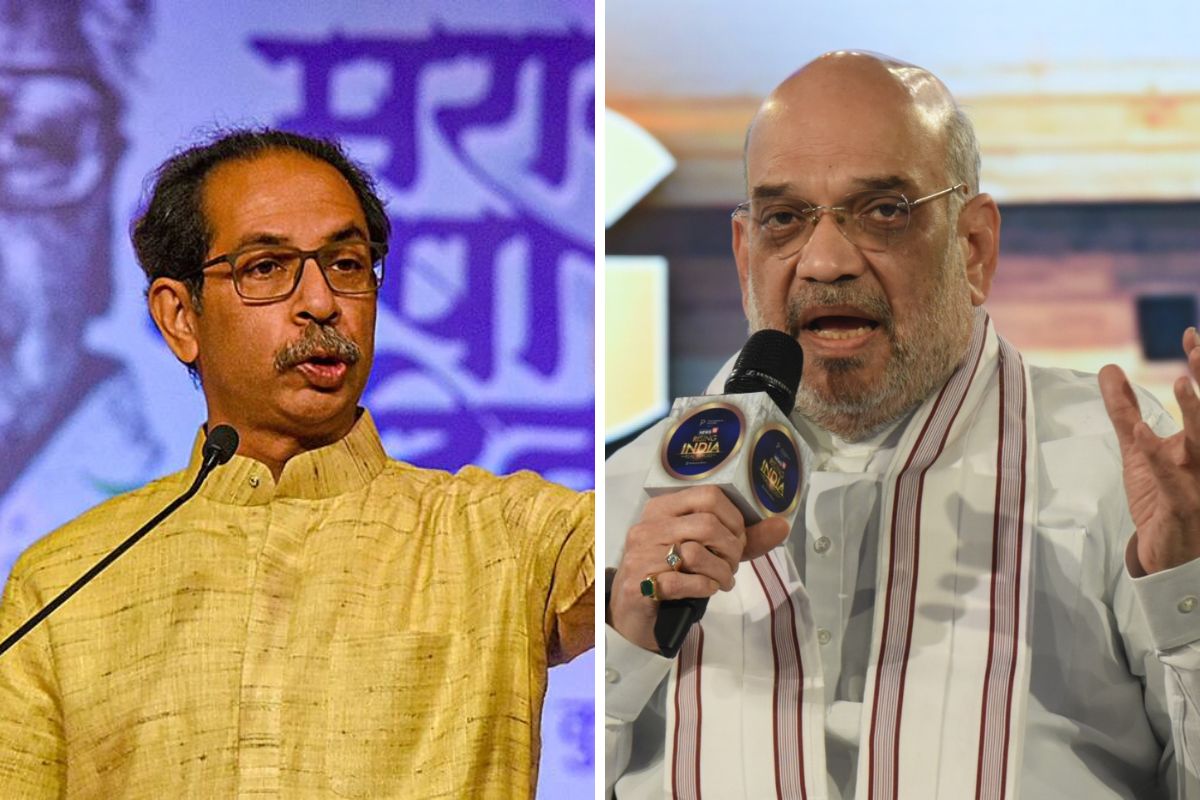 उद्धव ठाकरेंचं अमित शाह यांना प्रत्युत्तर