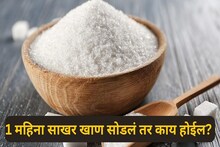 एक महिना साखर खाण सोडलं तर काय होईल? शरीरात दिसतील 5 बदल