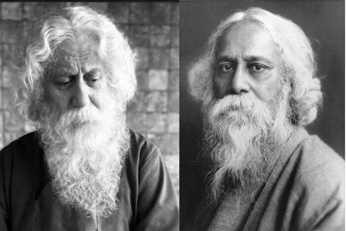 बॉलिवूडमध्ये लवकरच रवींद्रनाथ टागोर यांच्या आयुष्यावर चित्रपट येणार आहे. त्यातील अभिनेत्याचा लूक आता समोर आला आहे. 
