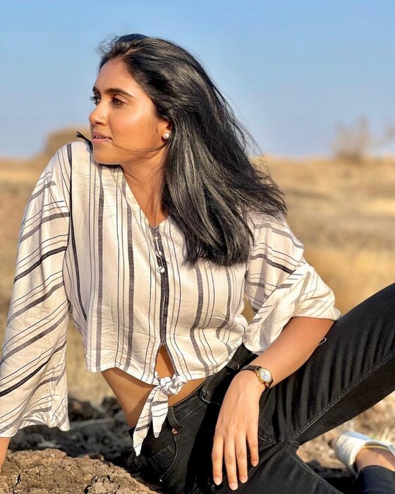  रिंकूने वजन कमी केलं असून ती आता इतर अभिनेत्रींप्रमाणे फिटनेस फ्लॉन्ट करताना दिसत असते.