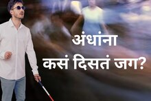 अंधांच्या डोळ्यासमोर खरंच अंधार अंधार असतो? त्यांना काय दिसतं पाहा हा VIDEO