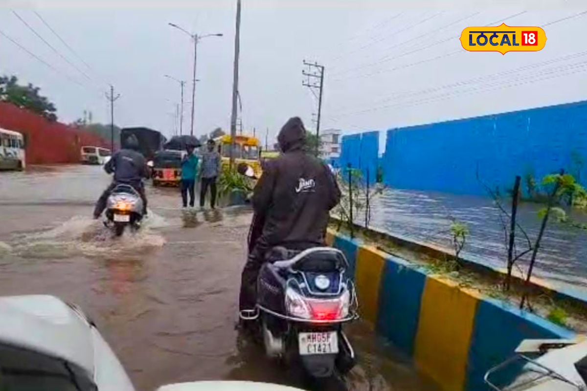 कल्याण-बदलापूर महामार्ग पाण्यात