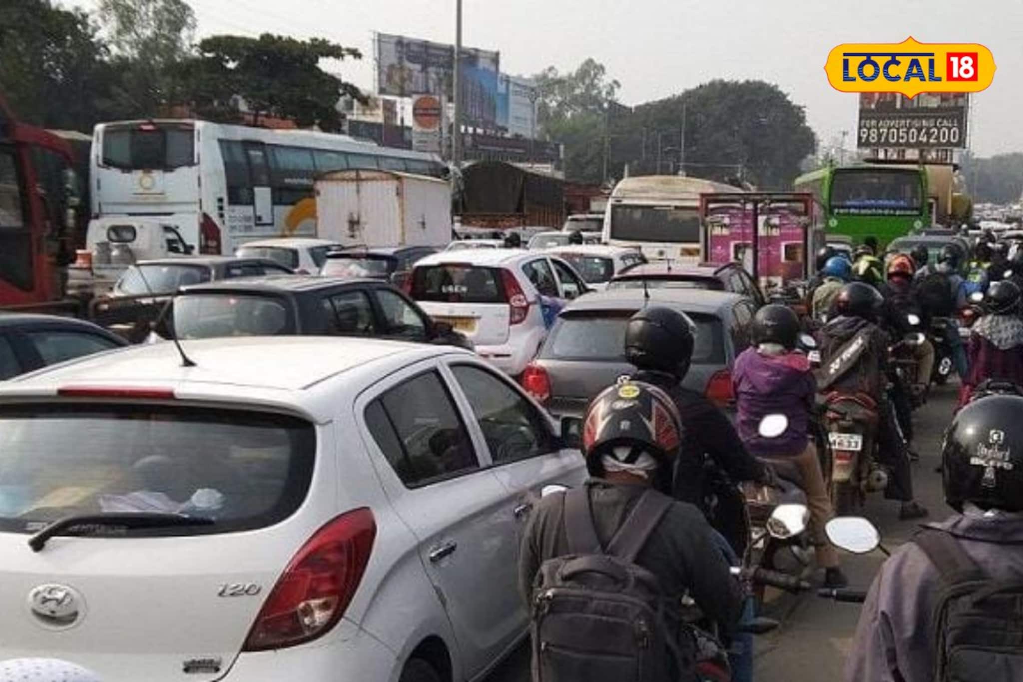 पुण्यातील प्रमुख रस्त्यांवर ट्रॅफिक जाम, बसमधून उतरून प्रवासी निघाले चालत, Photo