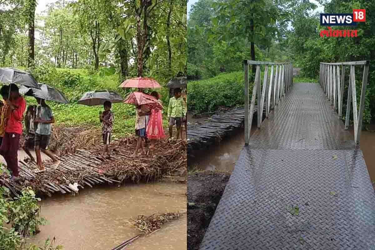 एक बातमी अन् आठवड्यात उभारला लोखंडी पूल