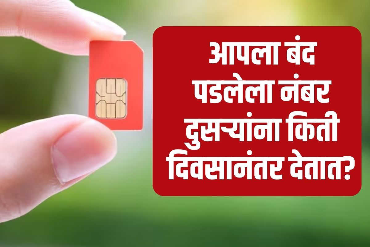 आजकाल बहुतेक लोक दोन सिम वापरतात. यातील एक कुटुंबासाठी आणि दुसरा बिझनेससाठी आहे. अनेकदा यापेक्षा जास्त सिम वापरतात किंवा दुसरे सिम फक्त इमर्जन्सी म्हणून ठेवतात. जे लोक दुसरे सिम फक्त इमर्जन्सी वेळेसाठी ठेवतात. ते बरेच वेळा त्या सिमला रिचार्ज करायला विसरतात.