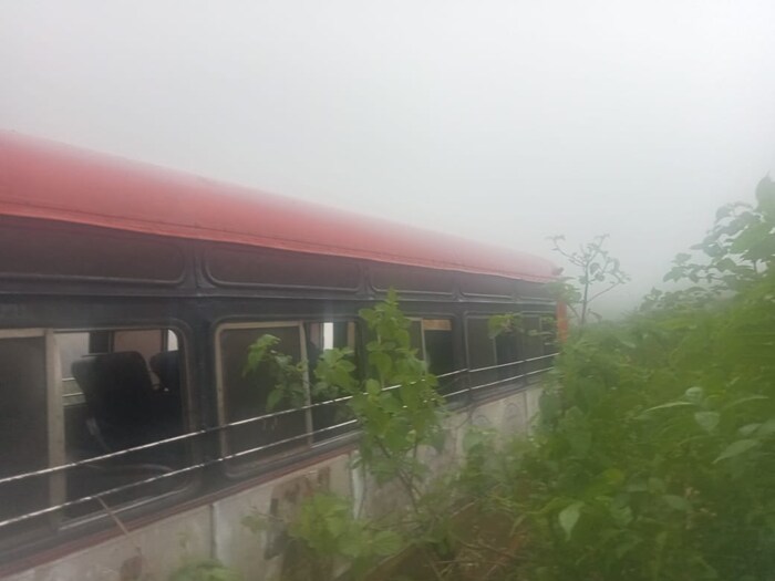  झालेली बस ही खामगाव डेपोमधील असल्याची माहिती मिळाली आहे.