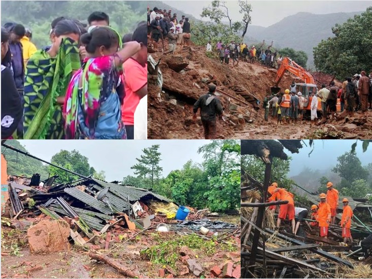 रात्री झोपले अन् सकाळी अख्खं गावच गायब झालं; इर्शाळवाडीच्या घटनेनं माळीणच्या आठवणी ताज्या