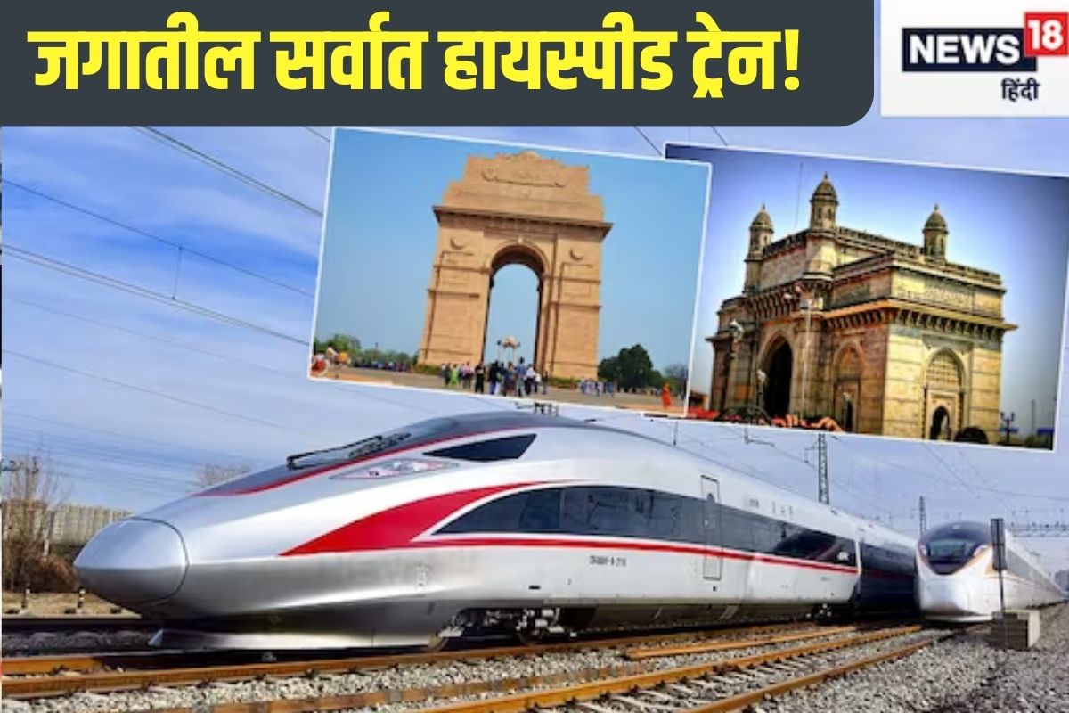 जगातील सर्वात वेगवान ट्रेन!