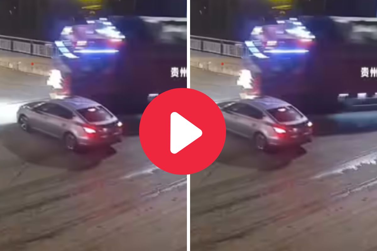 कारला भरधाव ट्रकने दिली धडक