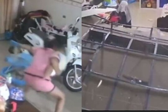 आईने बाळाला वाचवलं