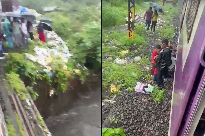 आईच्या डोळ्यादेखत चार महिन्यांचे बाळ पाण्यात गेले वाहून