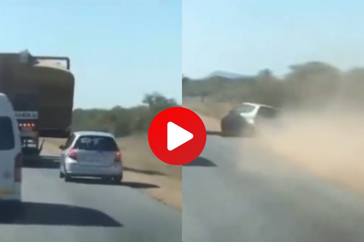 आपघाताचा व्हायरल व्हिडीओ