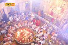 महाराष्ट्राच्या भल्यासाठी दगडूशेठ गणपतीमध्ये अतिरुद्र महायज्ञ, पाहा Photos