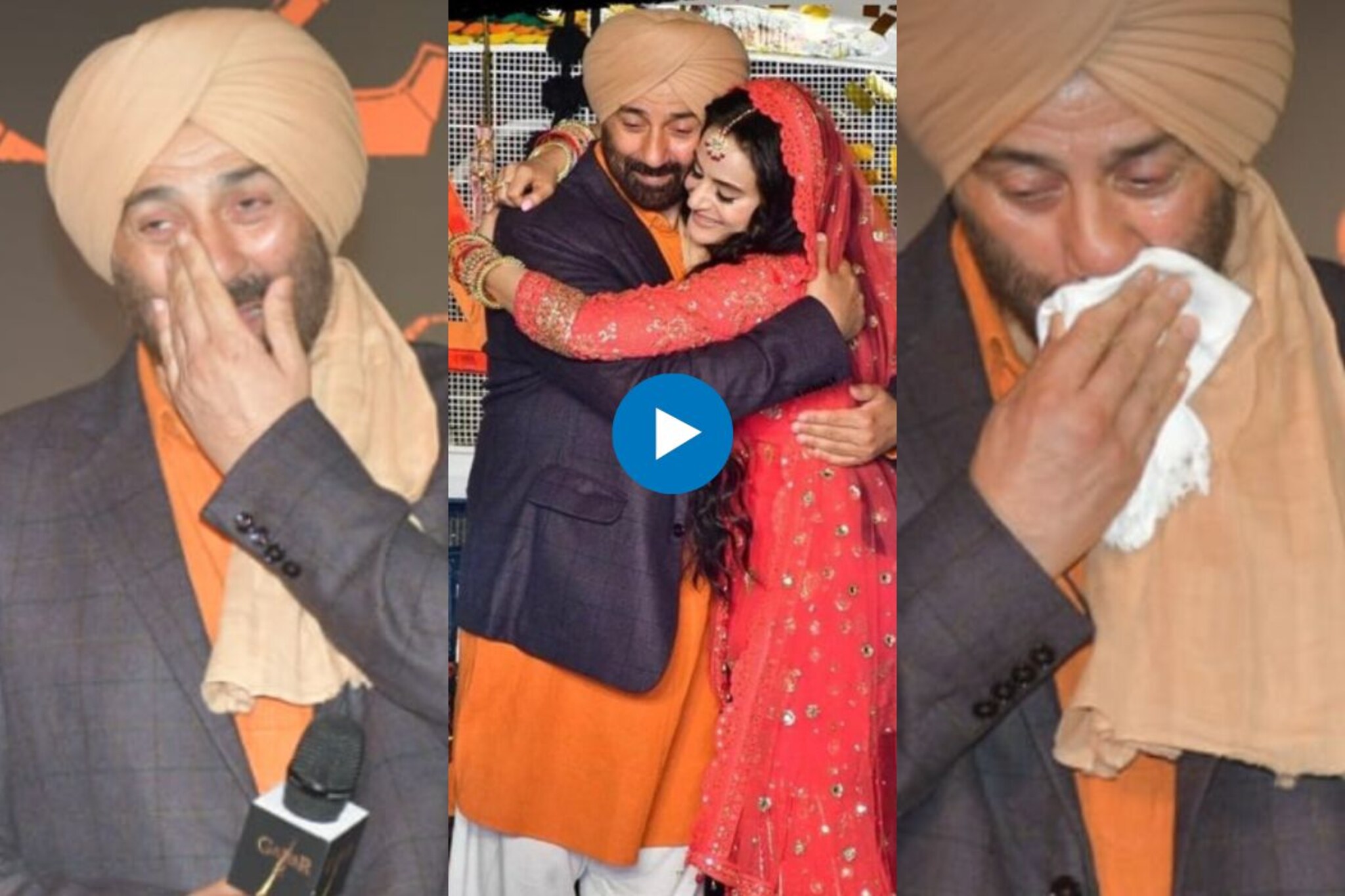 Gadar 2च्या ट्रेलर लाँच वेळी सनी देओलला अश्रू अनावर; म्हणाला,दोन्ही देशातील...