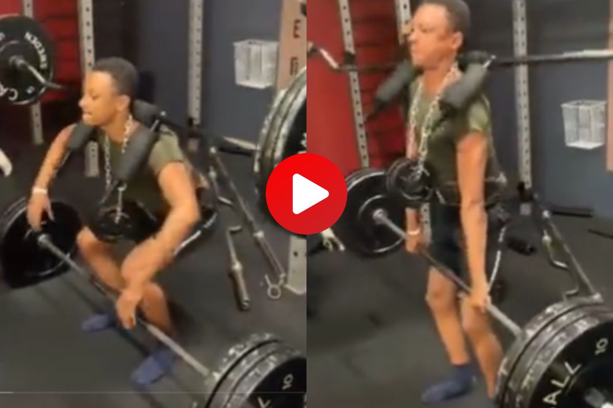 जिममधील धक्कादायक व्हिडीओ