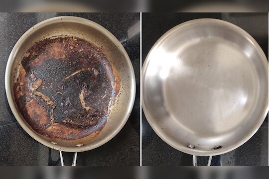 तव्यावर पडलेले काळे डाग झटक्यात होतील स्वच्छ, वापरा या सोप्या ट्रिक्स