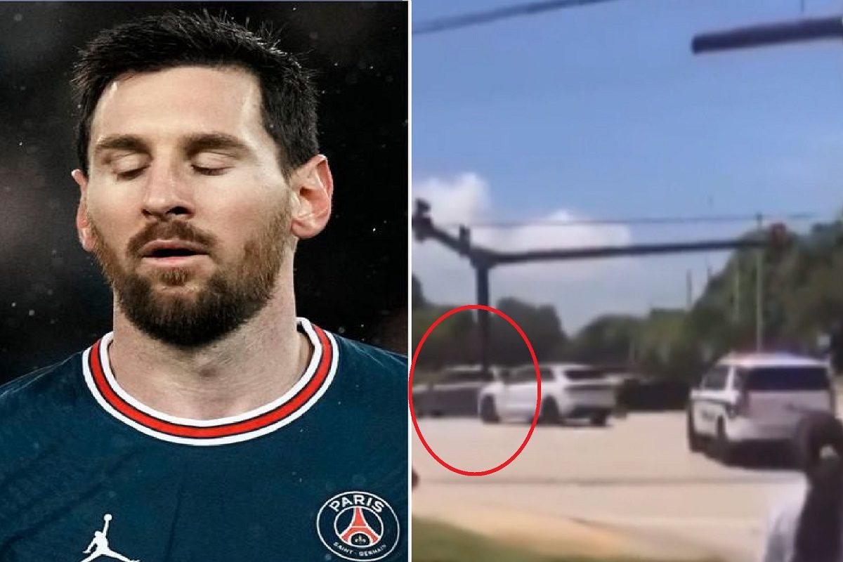 मेस्सीला रेड लाइट ओलांडणं पडलं असतं महागात; थोडक्यात वाचला, पोलिसांनी केली मदत