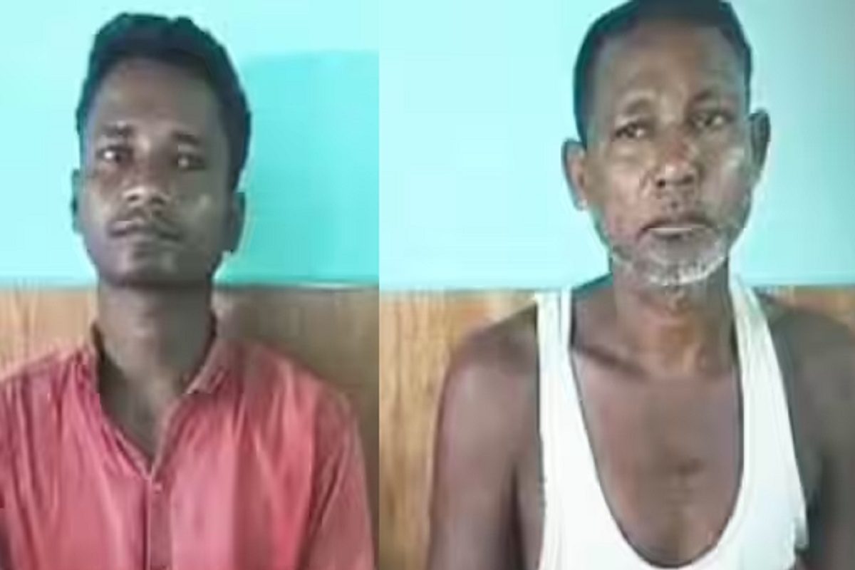 अर्धवट जळालेल्या मृतदेहाचे मांस खाणाऱ्यांना अटक