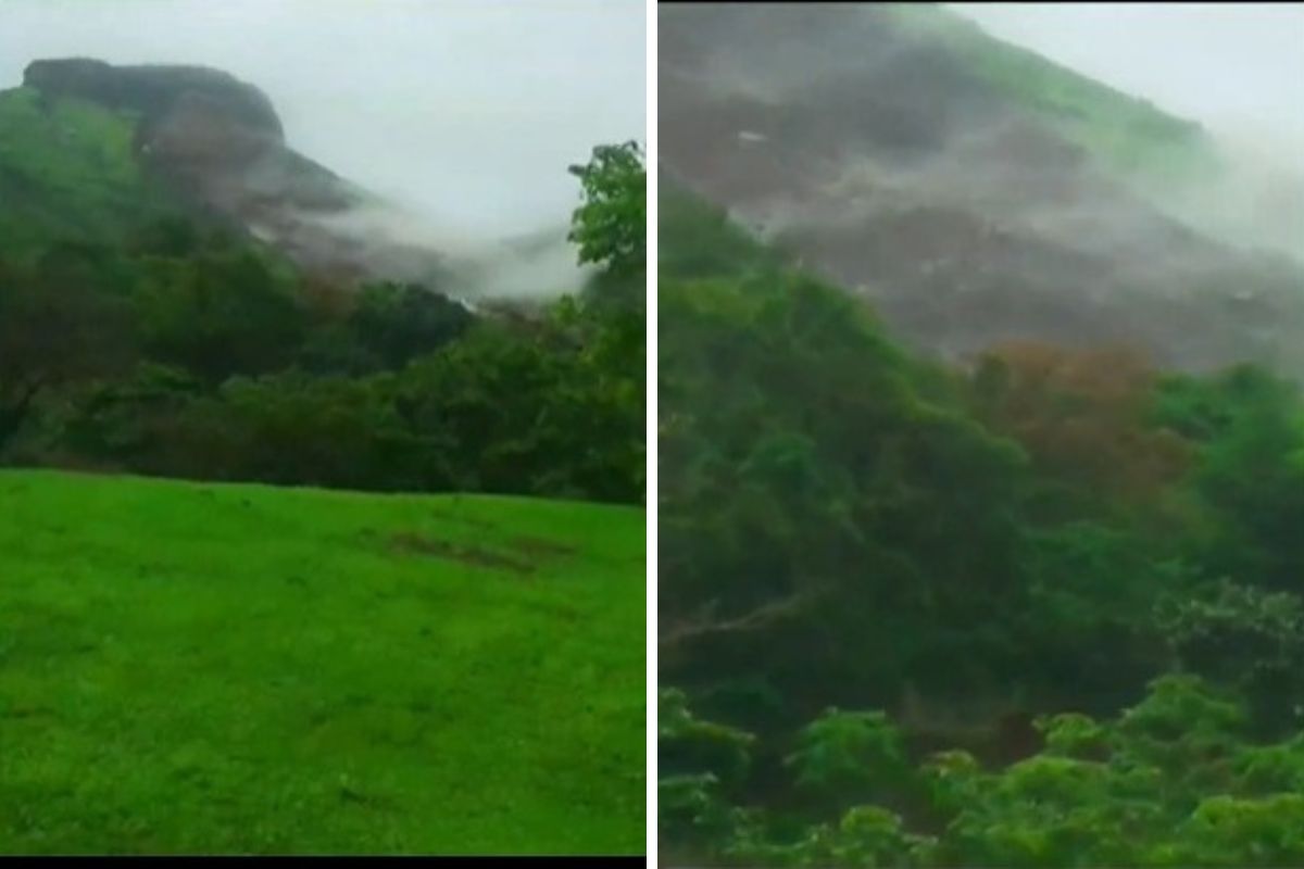 नाशिकमधला इतिहासकालीन किल्ला धसला