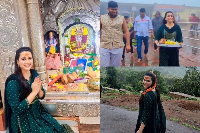  स्वराज्य रक्षक संभाजी मालिकेत अभिनेत्री प्राजक्ता गायकवाड नेहमीच देवस्थानांना भेट देत असते.
