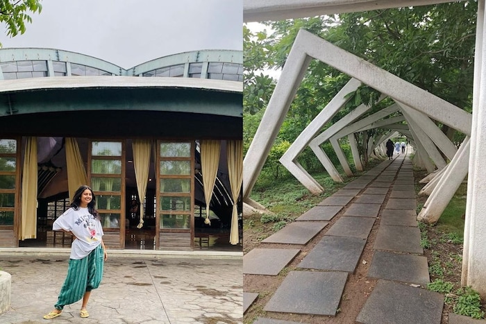  आयूष्यात कितीही घरं-दारं झाली; तरी आर्ट ॲाफ लिव्हींग चं आश्रम माझं सगळ्यात आवडतं ठिकाण होतं, आहे आणि असेल, असं म्हणत प्राजक्तानं आश्रमातील काही फोटो सोशल मीडियावर शेअर केले होते.
