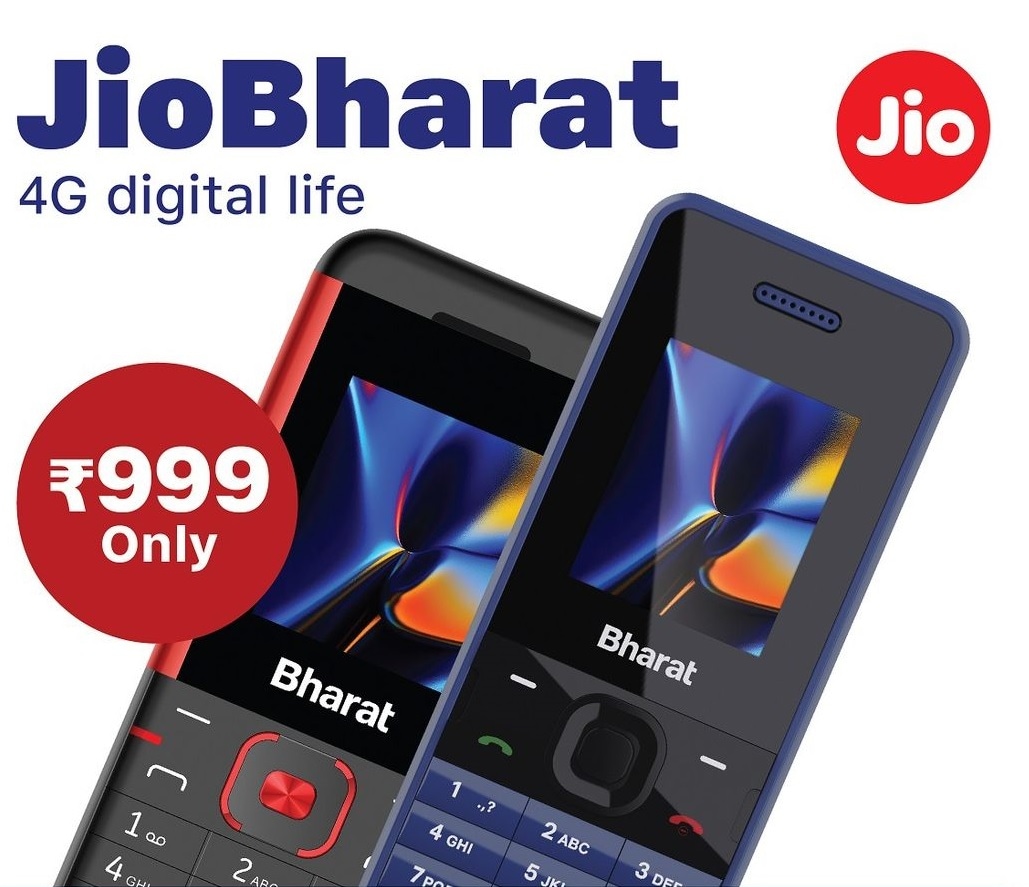 4G आणि 5G नेटवर्कमध्ये ऑपरेट करणाऱ्या रिलायन्स जिओने भारतातील सर्वात स्वस्त किंमतीचा 4G मोबाईल फोन लाँच केला आहे. ज्याची किंमत फक्त 999 इतकी ठेवण्यात आली आहे.