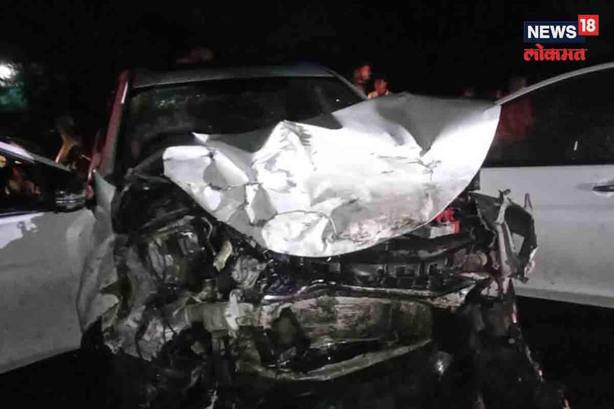 साताऱ्यातील यवतेश्वर घाटात दोन कारची समोरासमोर धडक; एक युवती ठार, 4 जखमी