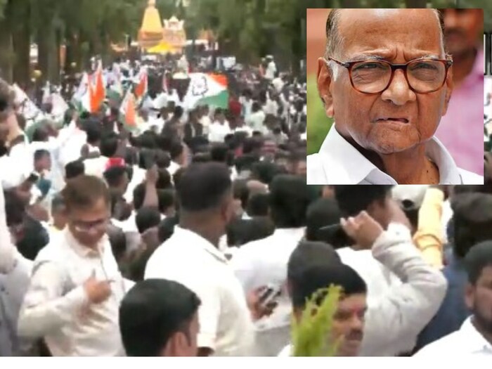  राष्ट्रवादीत फूट पडल्यानंतर दुसऱ्याच दिवशी शरद पवार जनमानसात दिसले. पुन्हा जनतेत जाऊन काम करणार असल्याचं ते पत्रकार परिषदेत म्हटले होते.