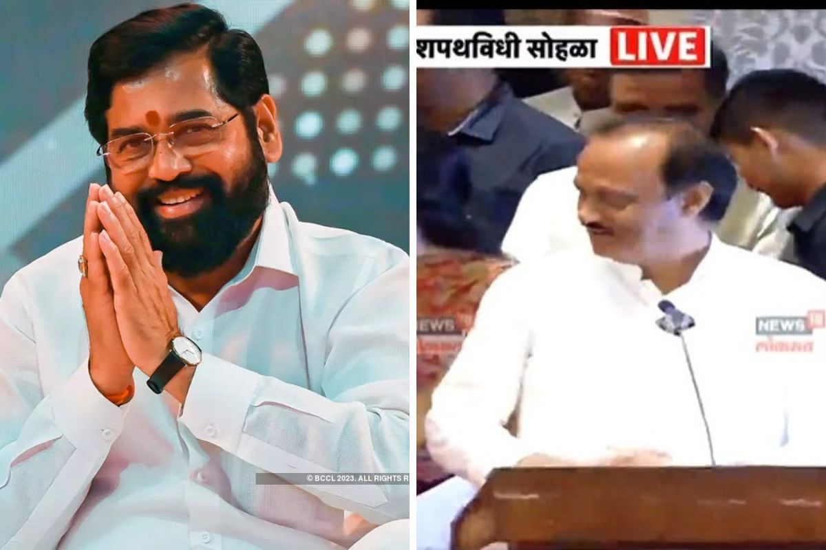 अजित पवार एकनाथ शिंदेंच्या एक पाऊल पुढे