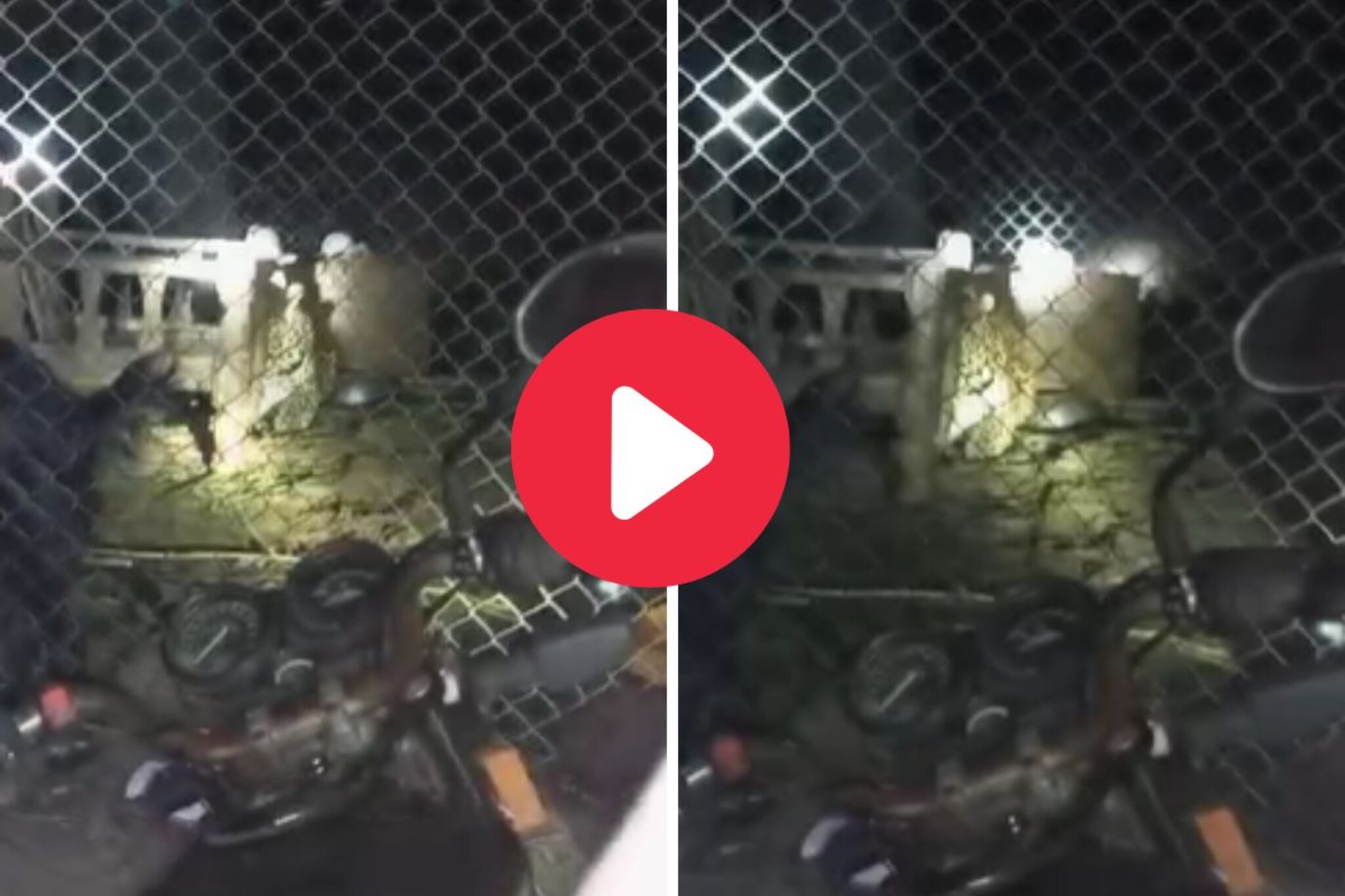 बकऱ्यांच्या गोठ्यात शिरला बिबट्या, शेतकऱ्यांनी कोंडलं आणि...