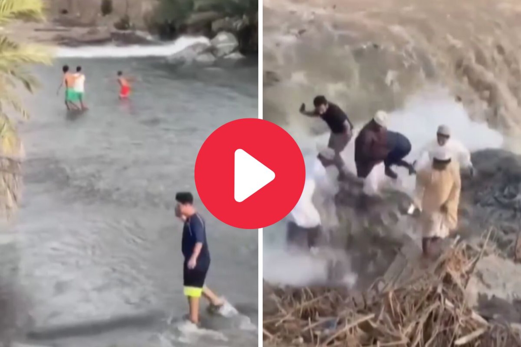 धरणाच्या पाण्यात व्हिडीओ बनवणं आलं जीवाशी, व्यक्तीसोबत घडलं थरारक