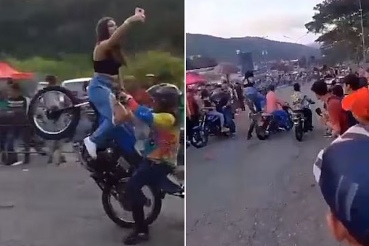 स्टंट करताना भीषण अपघात