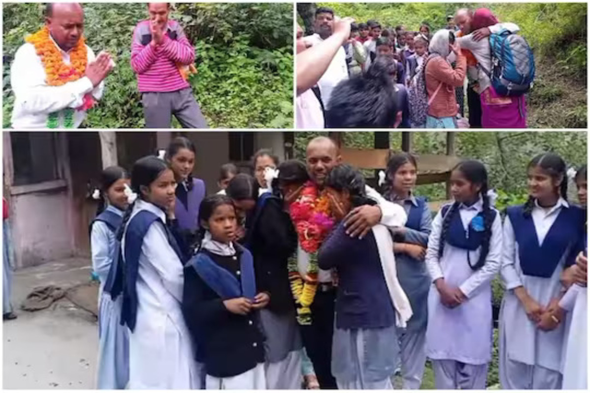 शिक्षकाचा निरोप समारंभ