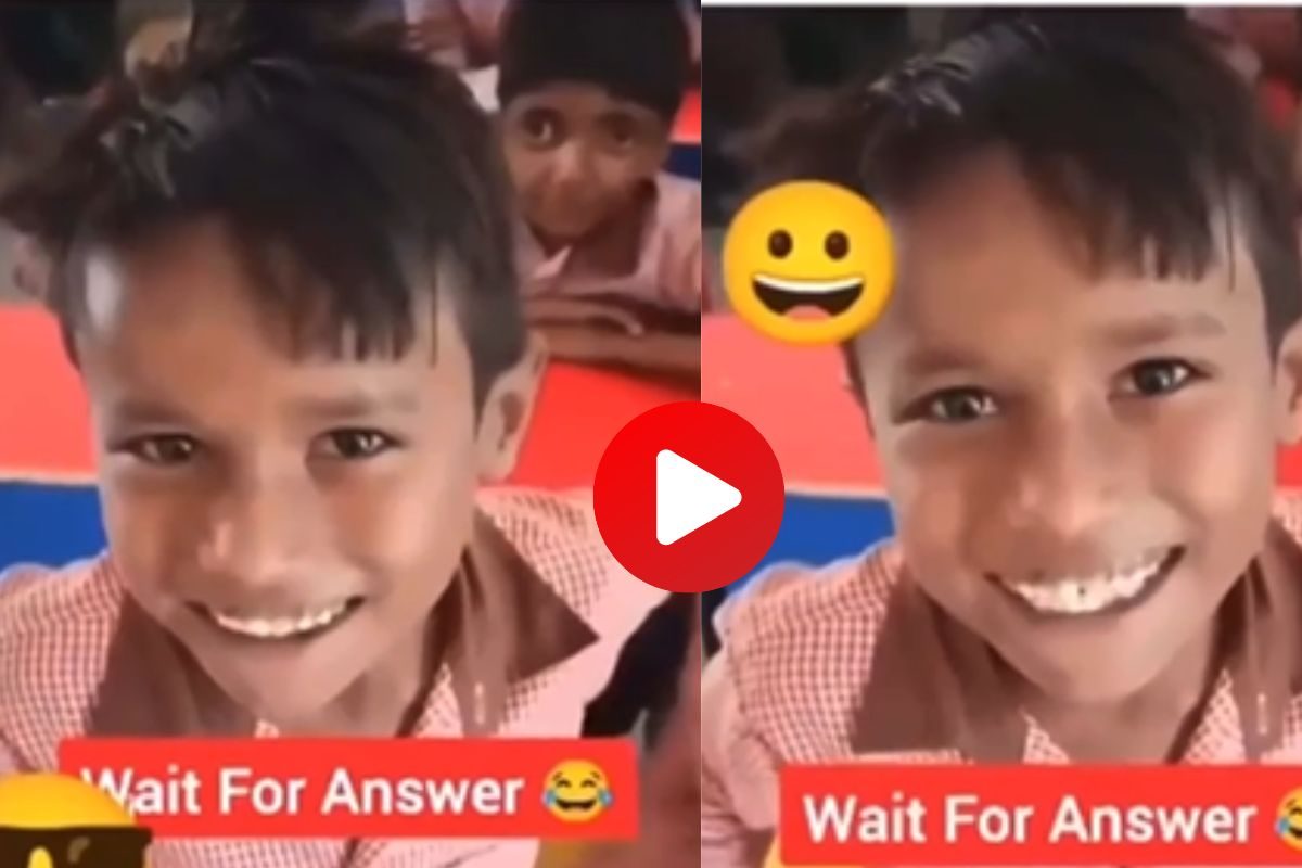 खोडकर चिमुकल्याचा व्हिडीओ व्हायरल