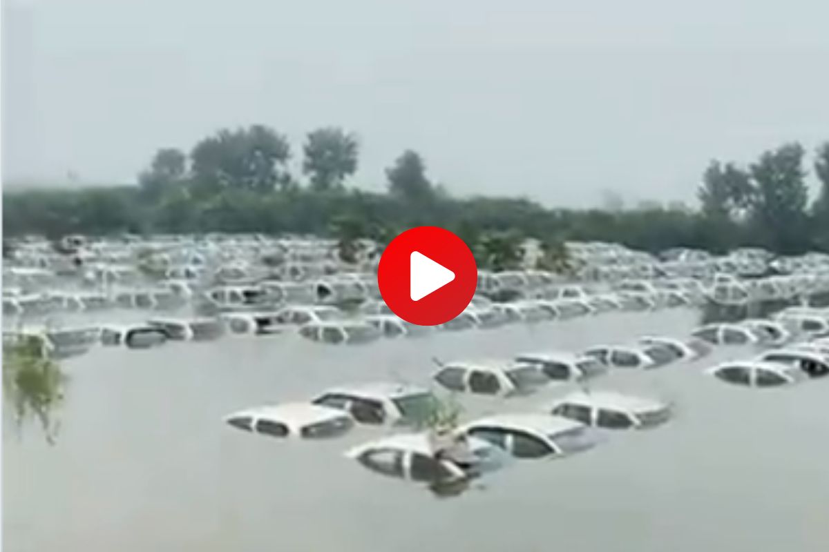 हिंडन नदीच्या पुरामुळे धक्कादायक परिस्थीती